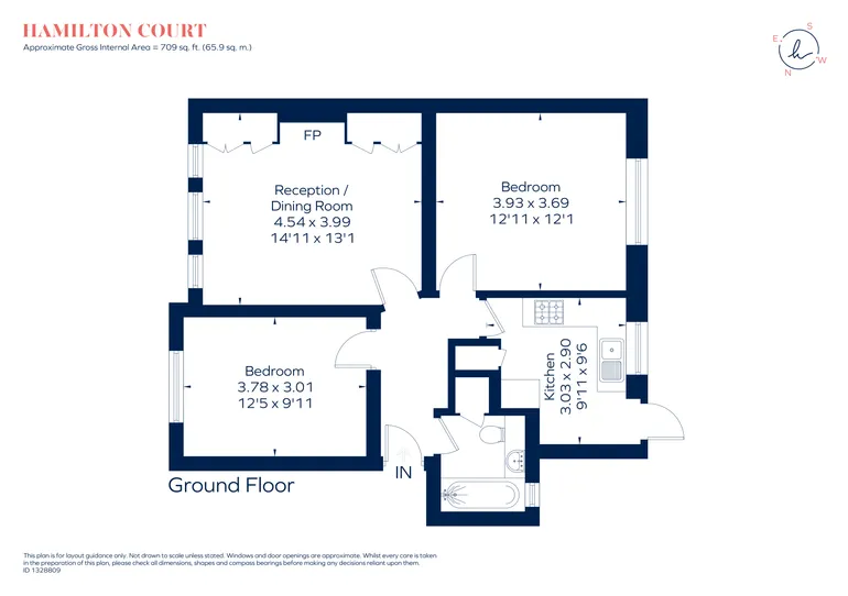 Floorplan 1 for Hamilton Road, Ealing, W5