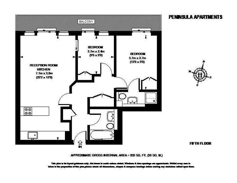 Floorplan 1 for Praed Street Paddington W2