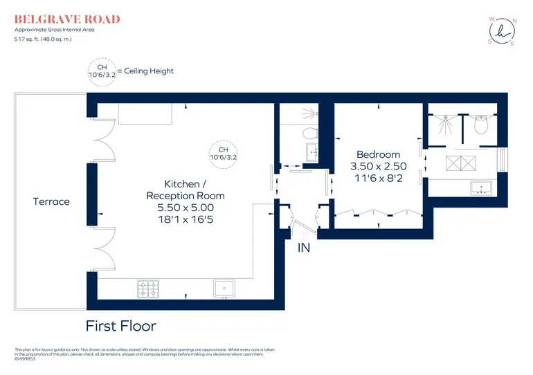 Floorplan 1 for Belgrave Road Westminster SW1V