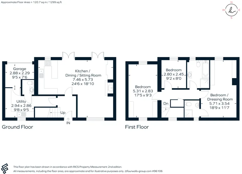 Floorplan 1 for Long Wall Adderbury OX17