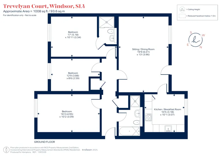 Floorplan 1 for Trevelyan Court Windsor SL4