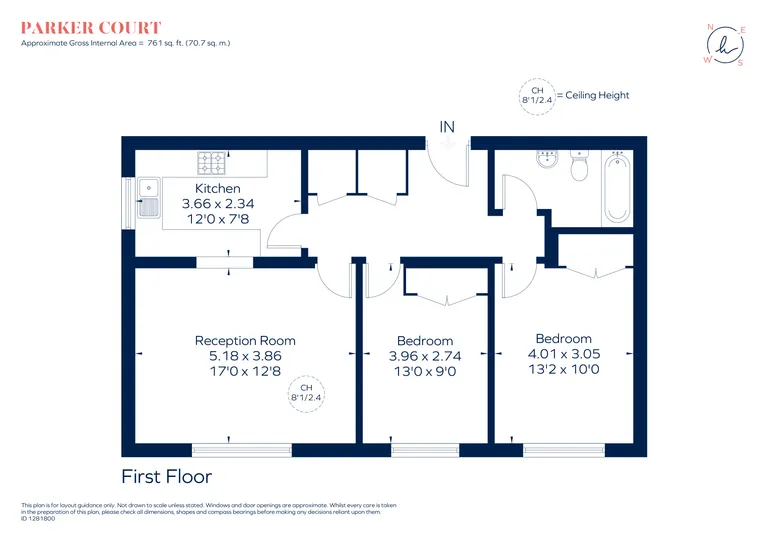 Floorplan 1 for Denmark Avenue Wimbledon SW19