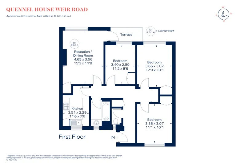 Floorplan 1 for Weir Road, London, SW12