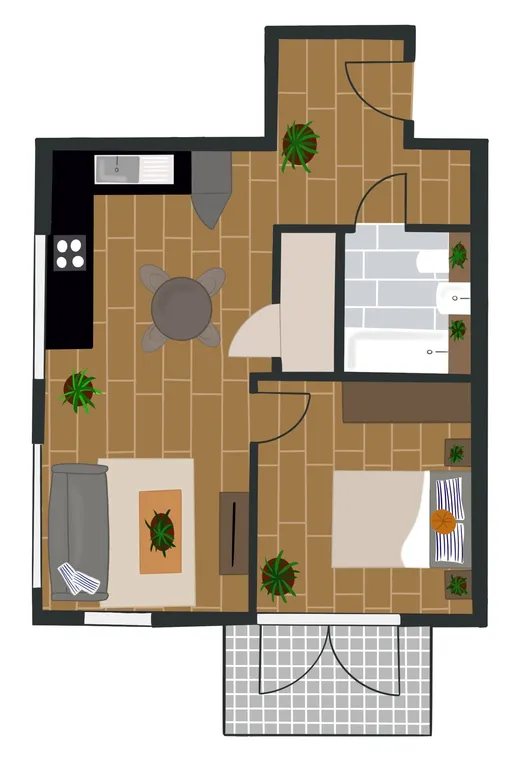 Floorplan 1 for Enclave, 149 Hurst St Birmingham B5