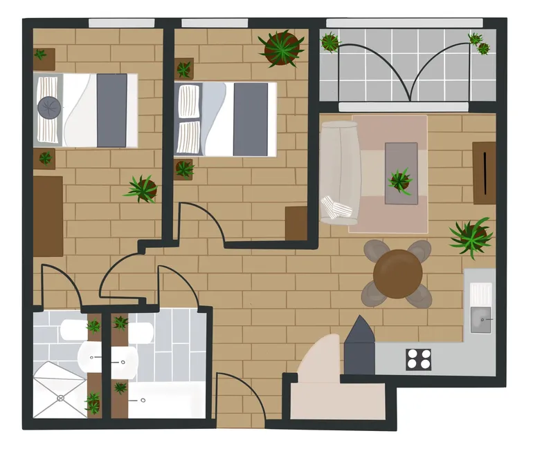 Floorplan 1 for Enclave, 149 Hurst St Birmingham B5