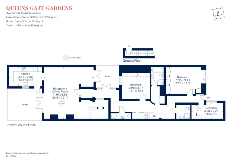 Floorplan 1 for Queen's Gate Gardens South Kensington SW7