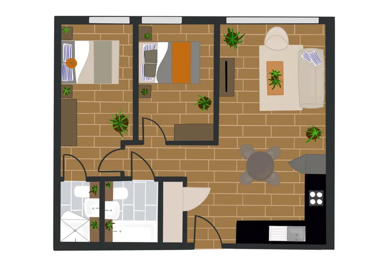 Floorplan 1 for Enclave, 149 Hurst St Birmingham B5