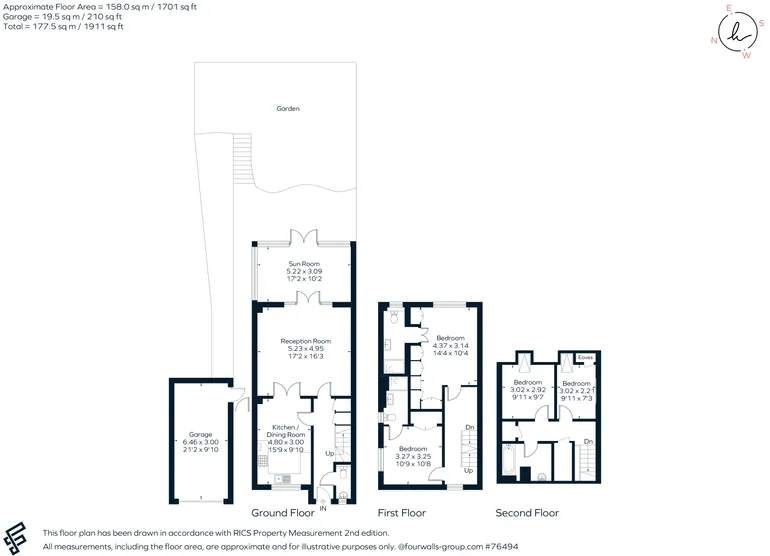 Floorplan 1 for Windrushes, Caterham, CR3