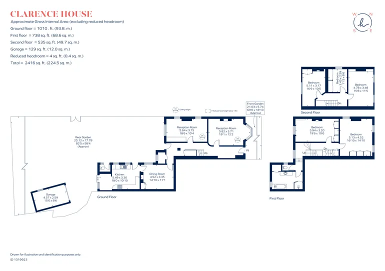 Floorplan 1 for Park Road, Teddington, TW11