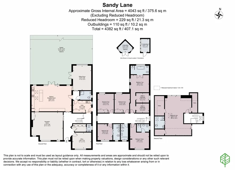 Floorplan for Sandy Lane, Richmond, TW10