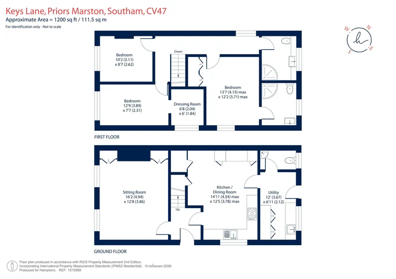 Floorplan 1 for Keys Lane, Priors Marston, CV47