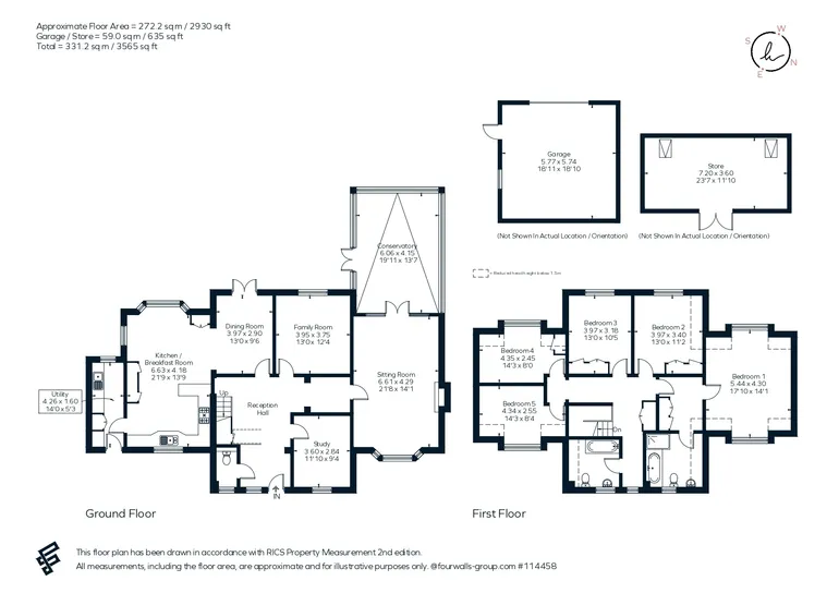 Floorplan 1 for Telegraph Lane, Four Marks, GU34