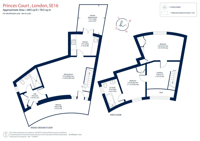 Floorplan 1 for Princes Court, Rotherhithe, SE16