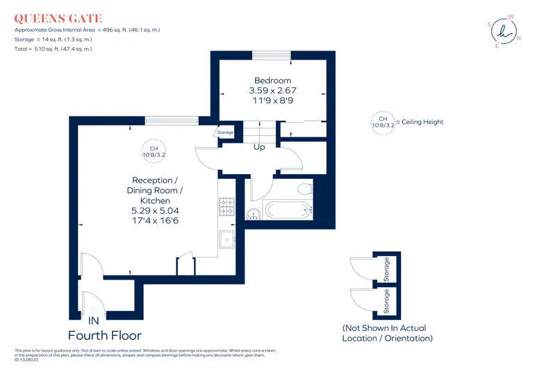 Floorplan 1 for Queens Gate London SW7