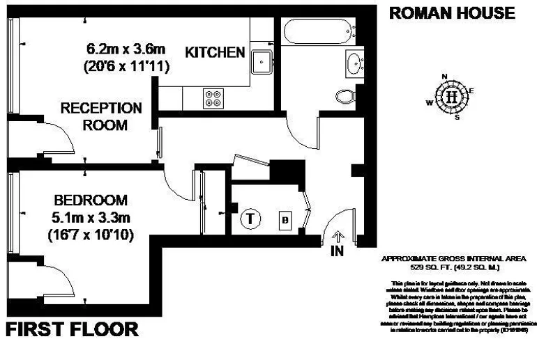 Floorplan 1 for Wood Street London EC2Y
