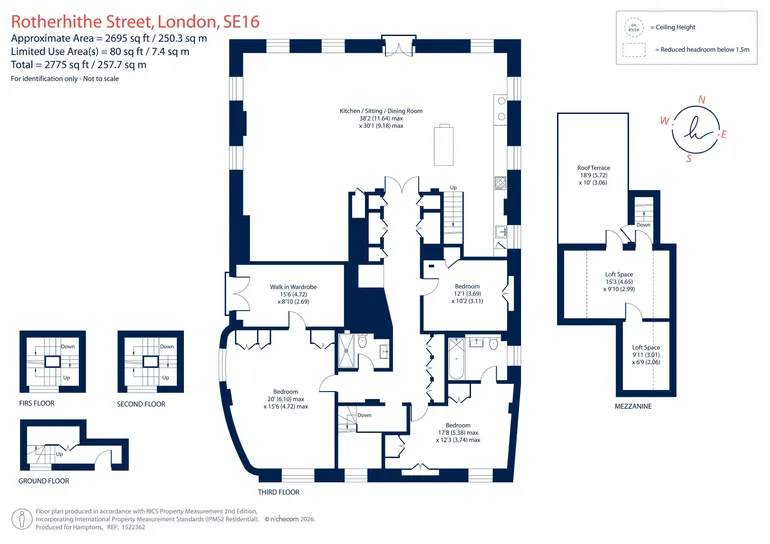 Floorplan 1 for Grices Wharf, Rotherhithe, SE16