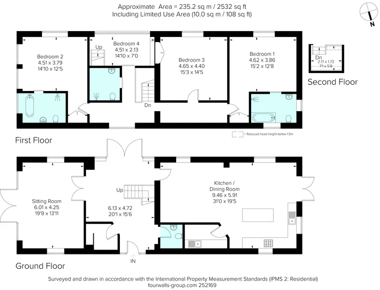 Floorplan 1 for Fulbrook Lane Lower Fulbrook CV35