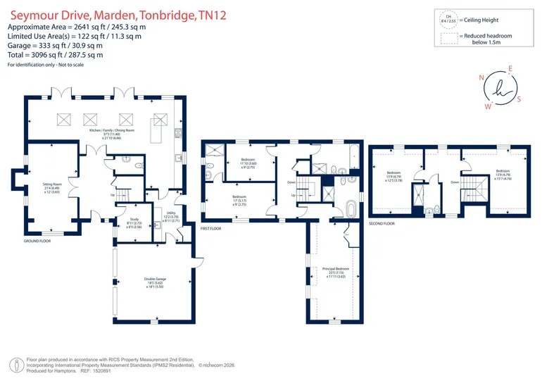 Floorplan 1 for Seymour Drive, Marden, TN12