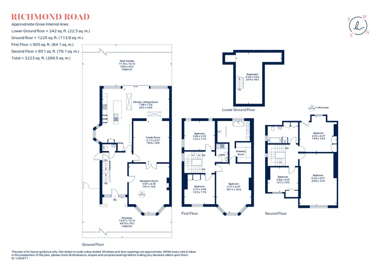 Floorplan 1 for Richmond Road, Kingston Upon Thames, KT2