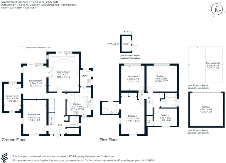 Floorplan 1 for Manor Road, Teddington, TW11