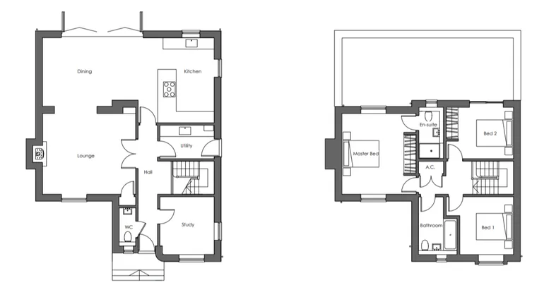 Floorplan 1 for Furlong Road Bourne End SL8