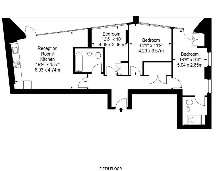 Floorplan 1 for 17 Montrose Crescent London HA0
