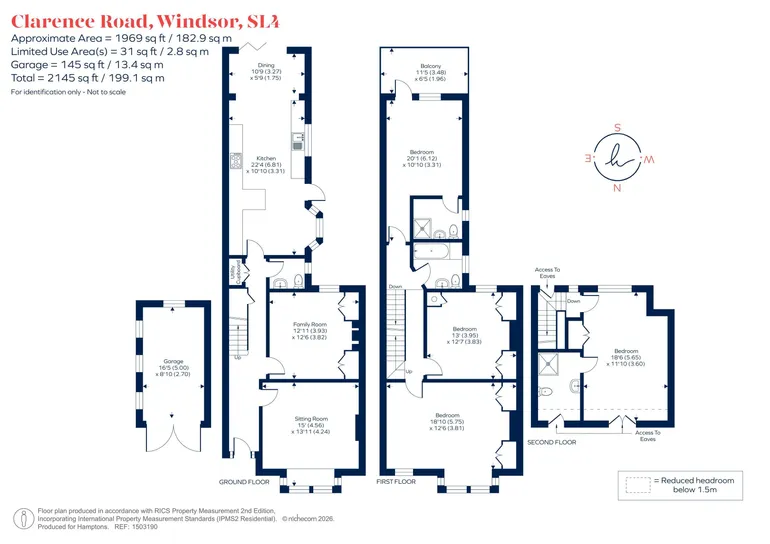 Floorplan 1 for Clarence Road, Windsor, SL4