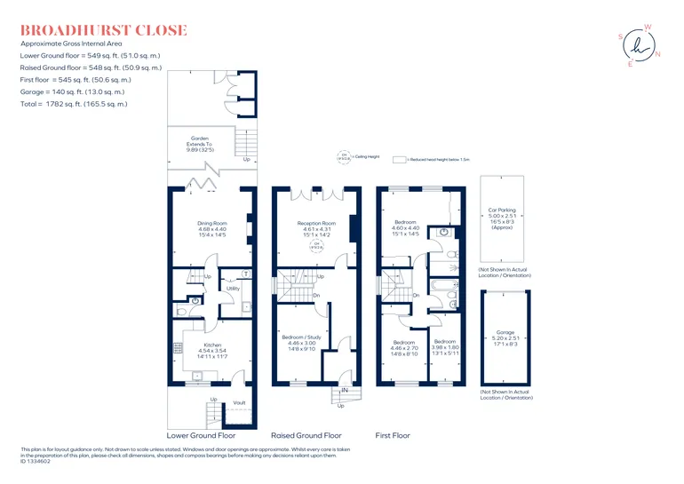 Floorplan 1 for Broadhurst Close, Richmond, TW10