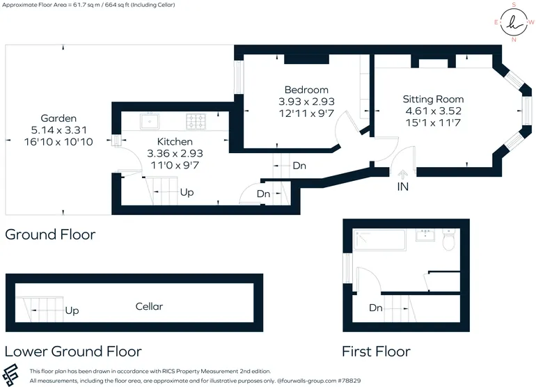 Floorplan 1 for Calabria Road, London, N5