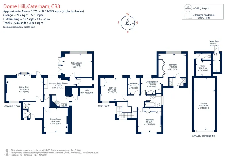 Floorplan 1 for Dome Hill, Caterham, CR3