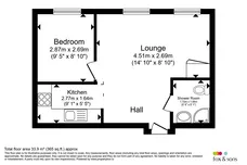 Brunswick Place, SOUTHAMPTON floorplan 1 out of 1