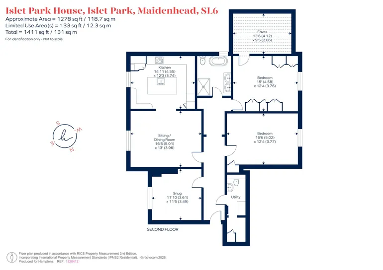 Floorplan 1 for Islet Park, Maidenhead, SL6