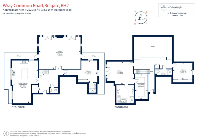 Floorplan 1 for Wray Common Road, Reigate, RH2