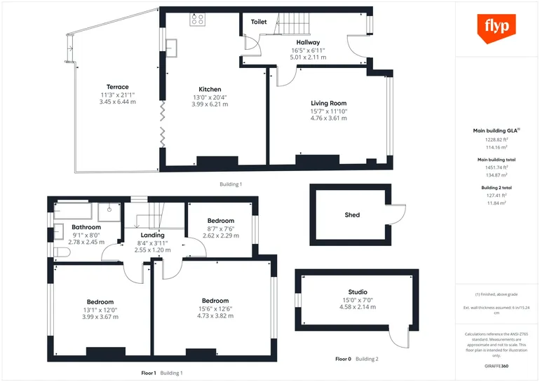 Floorplan 1 for Peak Hill, London, SE26