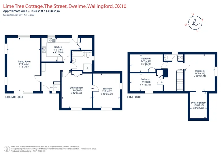 Floorplan 1 for The Street, Ewelme, OX10