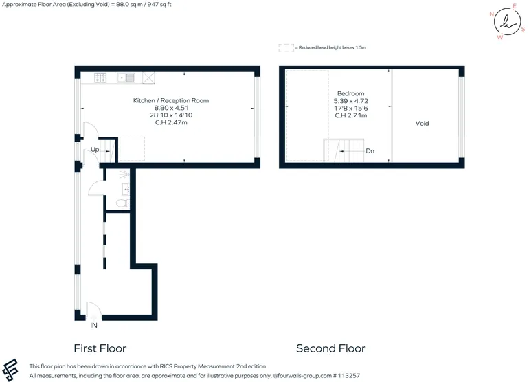 Floorplan 1 for Church Street, London, W4