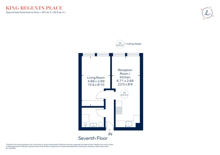 Floorplan 1 for Fitzroy Street Fitzrovia W1T