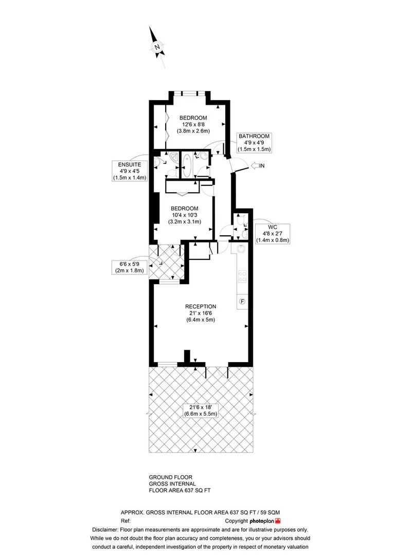 Floorplan 1 for Glengall Road London NW6