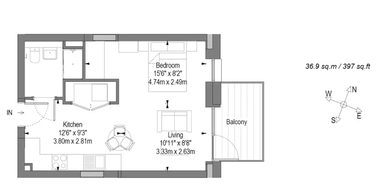 Floorplan 1 for Barking Wharf Square Barking IG11