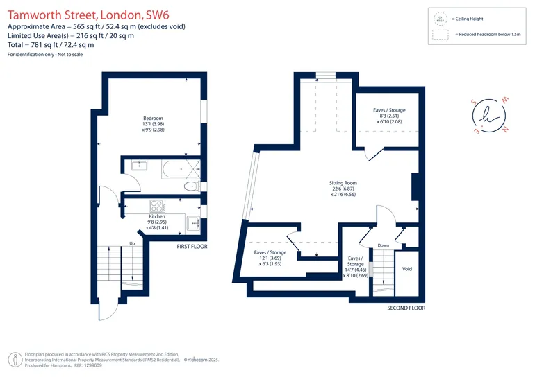 Floorplan 1 for Tamworth St Fulham SW6