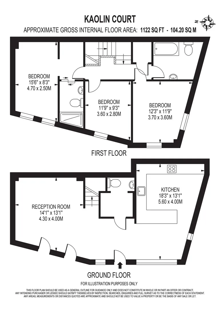 Floorplan 1 for Beadnell Road London SE23