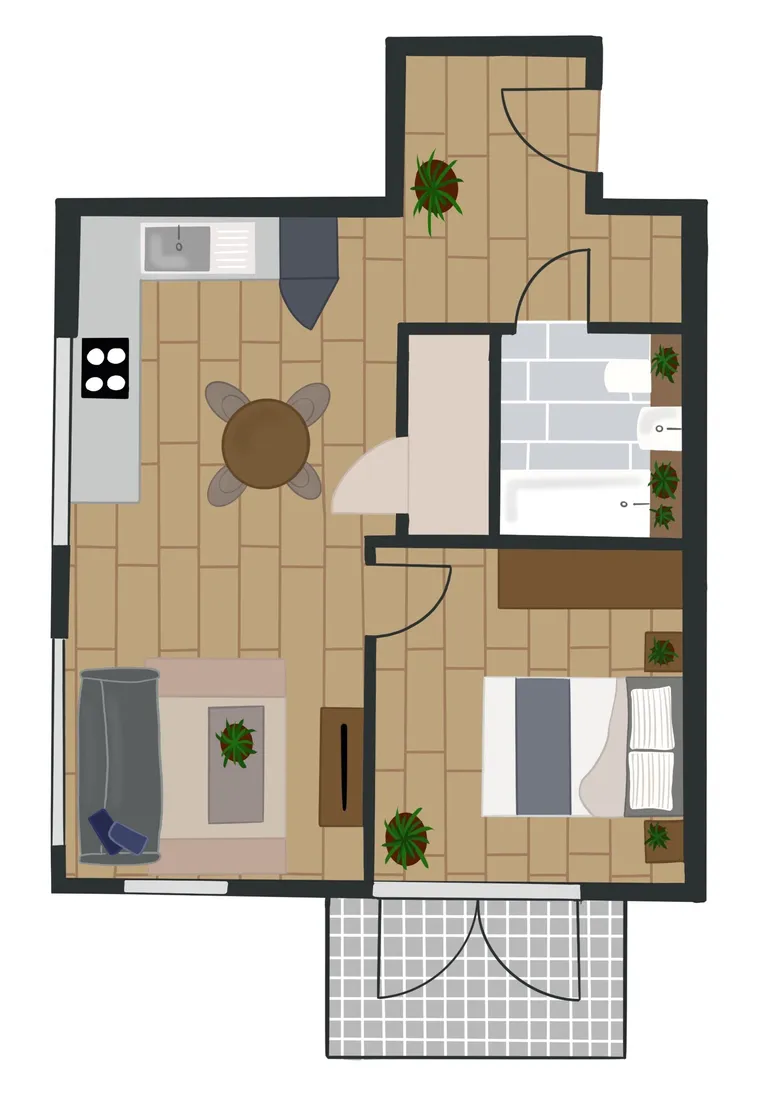 Floorplan 1 for Enclave: Birmingham City, 149 Hurst St Birmingham B5