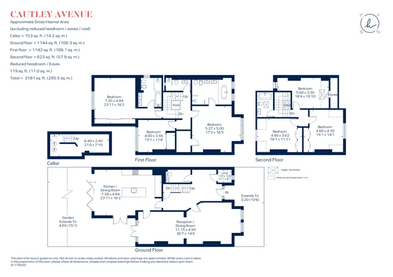 Floorplan 1 for Cautley Avenue, SW4