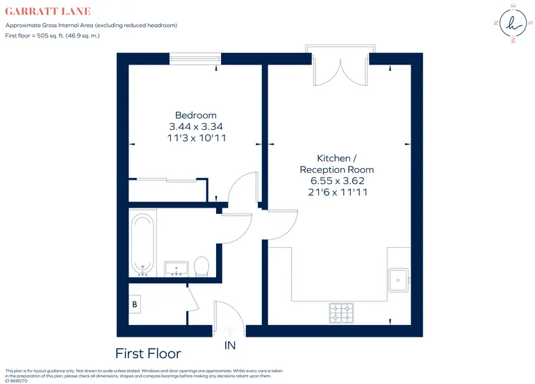 Floorplan 1 for Garratt Lane London SW18