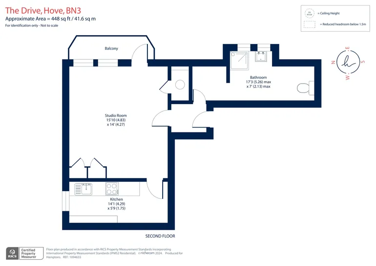 Floorplan 1 for The Drive Hove BN3