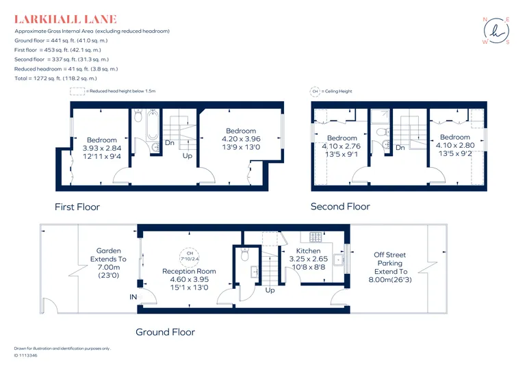 Floorplan 1 for Larkhall Lane Clapham SW4