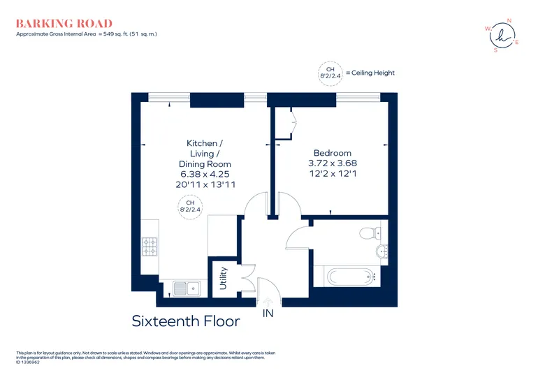 Floorplan 1 for Barking Road, London, E16
