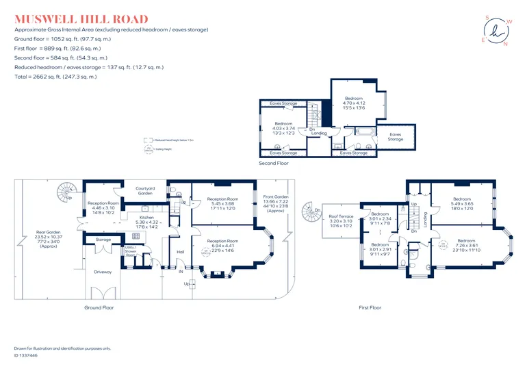 Floorplan 1 for Muswell Hill Road, London, N10