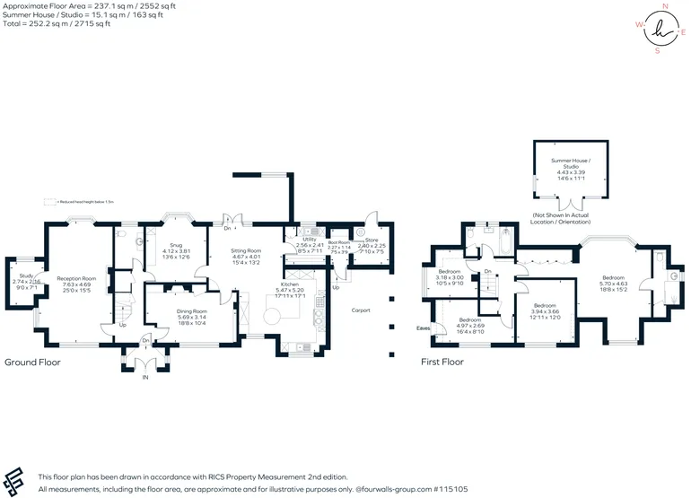 Floorplan 1 for Puers Lane, Jordans, HP9