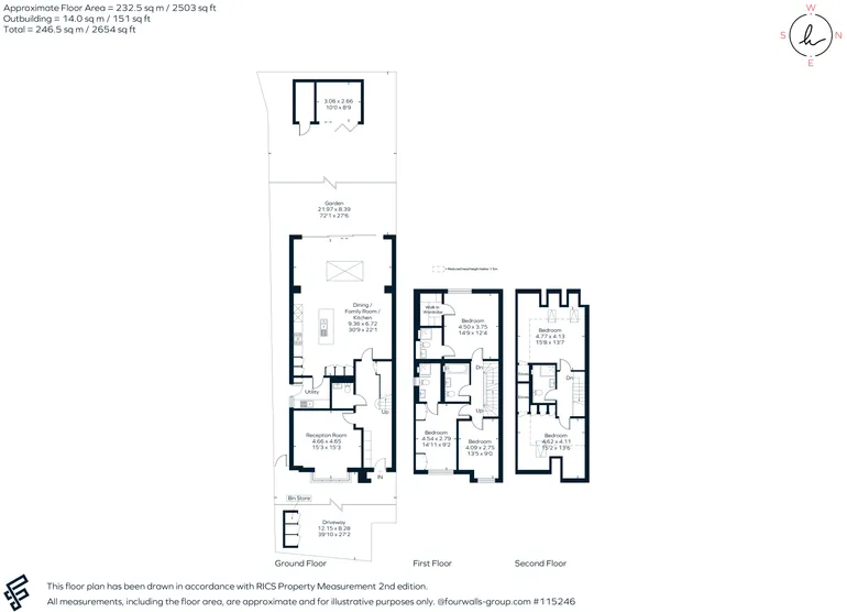 Floorplan 1 for High Street, Hampton, TW12